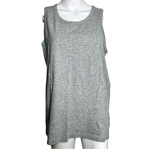 Gray Sleeveless Men's Top - Picture 1 of 2